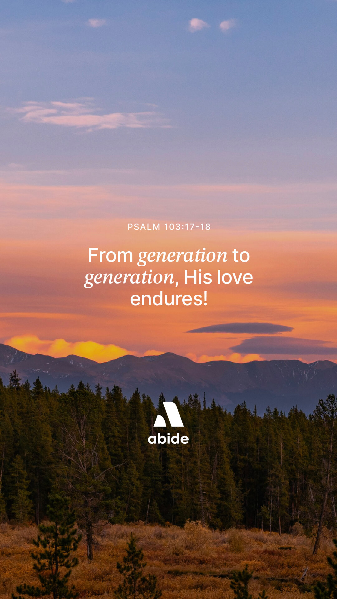 Blessings for Generations