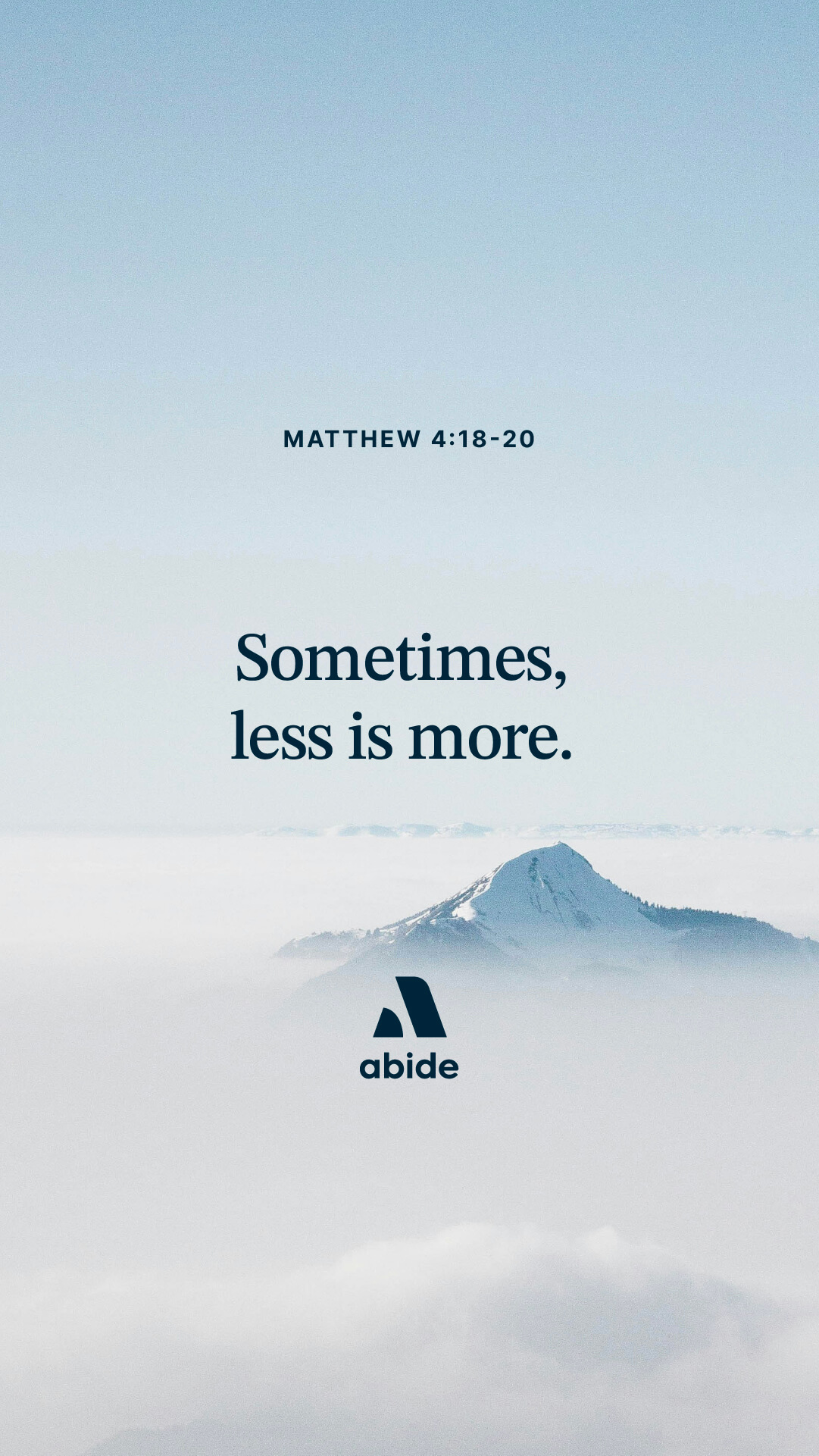 When Less Is More