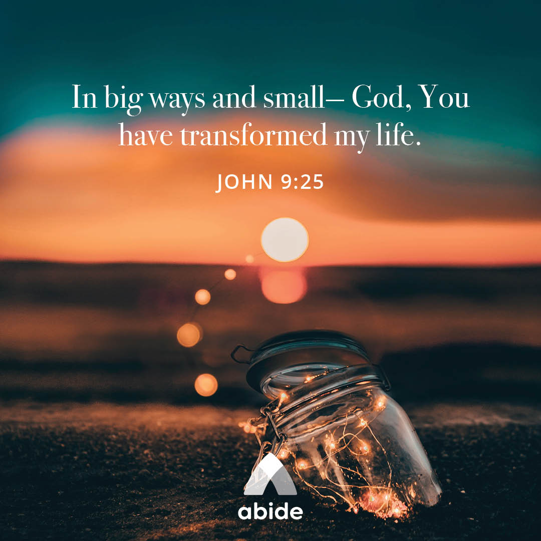 I Was Blind But Now I See - John 9:25 | Abide