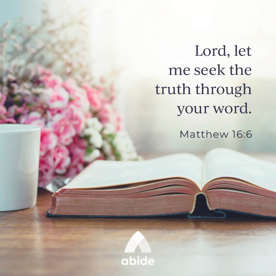 Cautious Curiosity Matthew 16 6 Abide